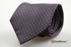 Широкий мужской галстук DMG фиолетового цвета