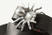 Кожаный ремень с пряжкой "SPIDER" (Паук) 3D