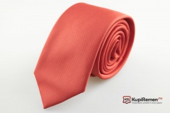 Однотонный мужской галстук Roberto Fzancrin красного цвета