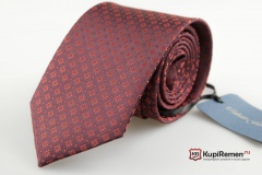 Бордовый мужской галстук Roberto Fabbiani