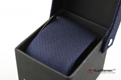 Узкий галстук Roberto Fzancrin тёмно-синего цвета