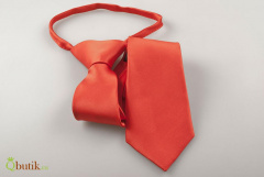 Красный подростковый завязанный галстук Lider