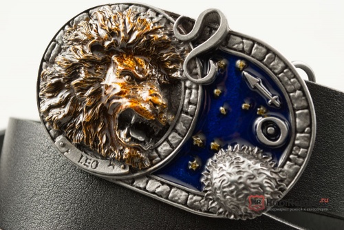 Ремень знак зодиака "Лев" - kupiremen.ru