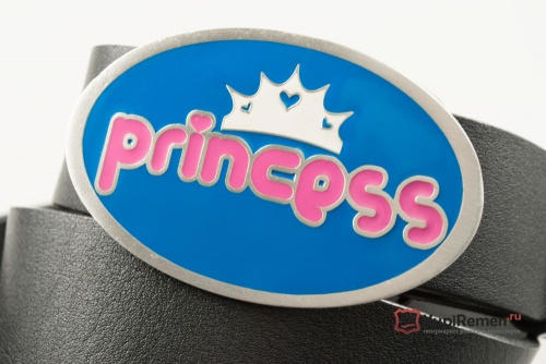 Кожаный ремень с пряжкой "PRINCESS" (Принцесса) - kupiremen.ru
