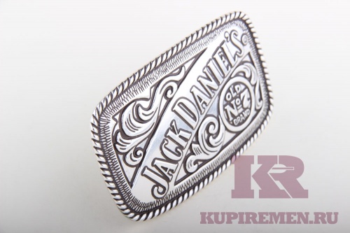 Кожаный ремень с пряжкой "JACK DANIEL'S" - kupiremen.ru