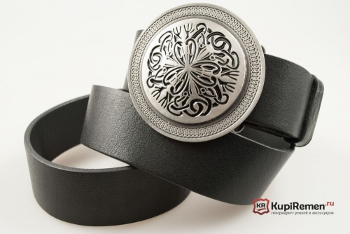 Кожаный ремень с пряжкой "CELTIC KNOT" (Кельтский узел) - kupiremen.ru