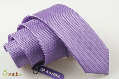 Классический галстук фиолетового цвета "KANDA", 5 см