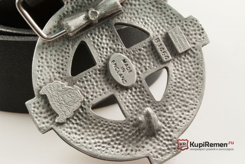 Кожаный ремень с пряжкой "VIKING CROSS" (Крест викинга) - kupiremen.ru