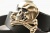 Кожаный ремень с пряжкой "SKULL AND CROSSBONES" (Череп с костями) 3D - kupiremen.ru