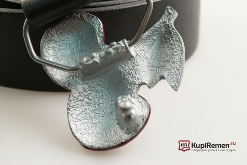 Кожаный ремень с пряжкой "CHERRIES" (Вишенки) 3D - kupiremen.ru