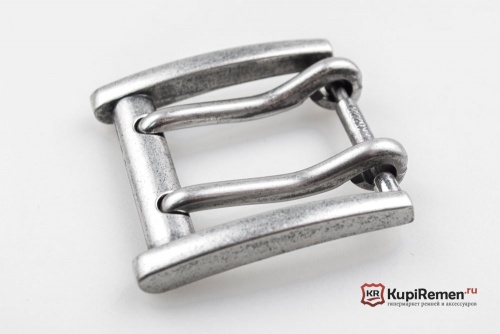 Двухшпеньковая пряжка для джинсового ремня 43 мм - kupiremen.ru