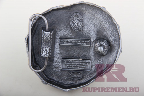 Кожаный ремень с пряжкой "Drummer"  - kupiremen.ru