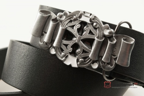 Кожаный ремень с пряжкой "CELTIC RIBBON" (Кельтская лента) 3D - kupiremen.ru