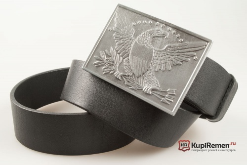 Кожаный ремень с пряжкой "CAVALRY 1840 BELT PLATE"  - kupiremen.ru