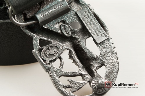 Кожаный ремень с пряжкой "DRAGON" (Дракон) 3D - kupiremen.ru