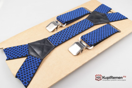 Подтяжки мужские ZG STATUS 4 клипсы увеличенного размера - kupiremen.ru