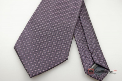 Широкий мужской галстук DMG фиолетового цвета - kupiremen.ru