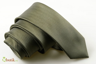 Классический галстук оливкового цвета "KANDA", 5 см