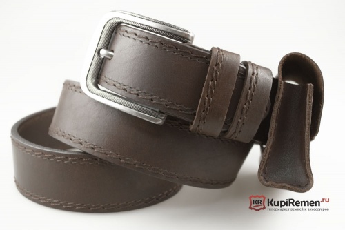 Кожаный ремень со съёмной сумочкой ZiG BAND CASE - kupiremen.ru