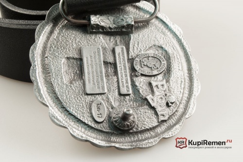 Кожаный ремень с пряжкой "AMON ANKH CROSS" - kupiremen.ru