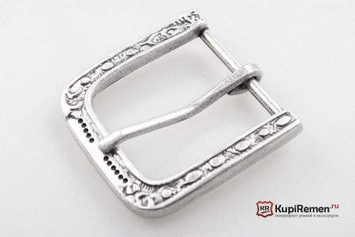 Узорная пряжка для джинсового ремня 40 мм - kupiremen.ru