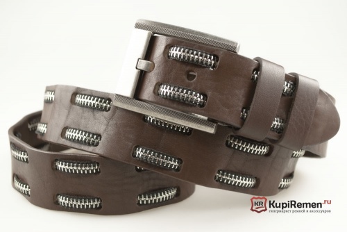 Мужской ремень ZiG BAND ZIP большого размера - kupiremen.ru