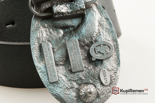 Кожаный ремень с пряжкой "VIKING" (Викинг) 3D - kupiremen.ru