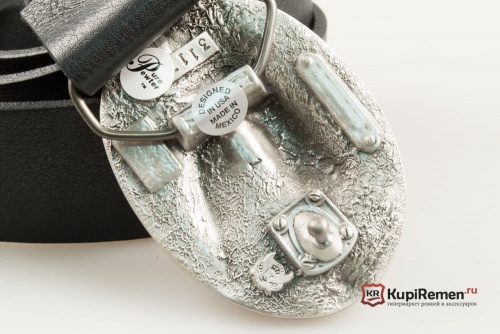 Кожаный ремень с пряжкой "Змея" 3D - kupiremen.ru