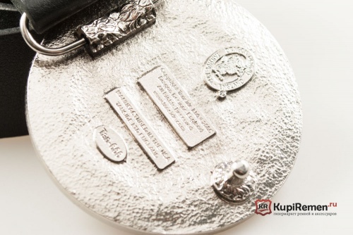 Кожаный ремень с пряжкой "CELTIC ROUND DESIGN" (Кельтский орнамент) - kupiremen.ru