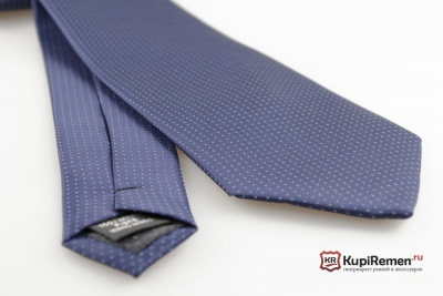 Мужской тёмно-синий галстук Roberto Fabbiani - kupiremen.ru