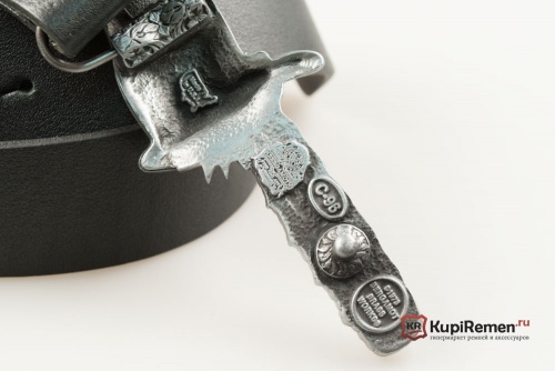 Кожаный ремень с пряжкой "CHAINSAW" (Бензопила) 3D - kupiremen.ru