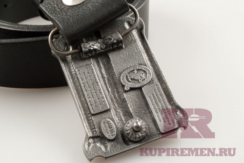 Кожаный ремень с пряжкой "MECHANIC TOOL BOX" (Инструменты механика) 3D - kupiremen.ru