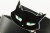 Кожаный ремень с пряжкой "MEAN KITTY BLACK" (значит котенок черный) - kupiremen.ru