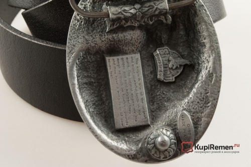 Кожаный ремень с пряжкой "EAGLE" (Орёл) 3D - kupiremen.ru