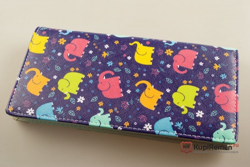 Женский кошелёк на кнопке MAGIC FUN - kupiremen.ru