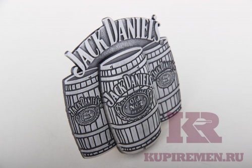 Кожаный ремень с пряжкой "Jack daniel's BARRELS" - kupiremen.ru