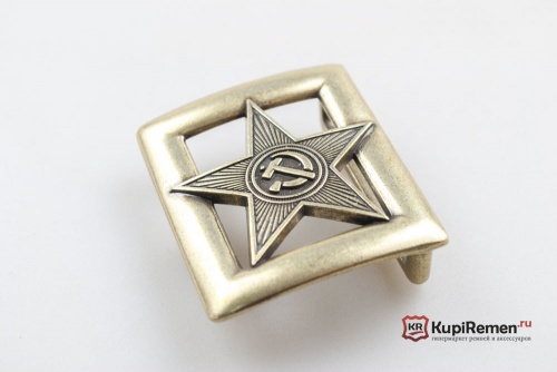 Пряжка командирского ремня СССР 40 мм - kupiremen.ru