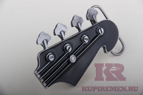Кожаный ремень с пряжкой "Гитара" - kupiremen.ru