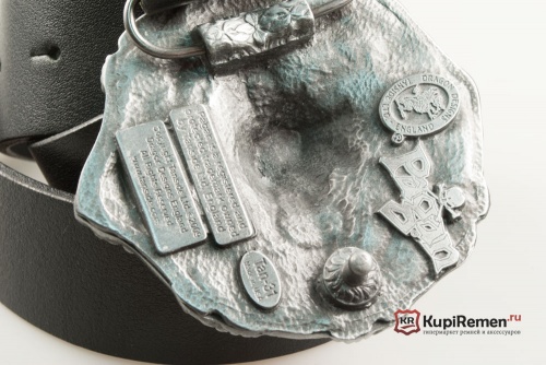 Кожаный ремень с пряжкой "Сердце с короной" - kupiremen.ru
