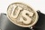 Кожаный ремень с пряжкой "U.S. (OVAL)" - kupiremen.ru