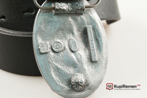 Кожаный ремень с пряжкой "CUSTOMIZER ENGINE" 3D - kupiremen.ru