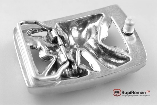 Пряжка для ремня Ангелочки 40 мм  - kupiremen.ru