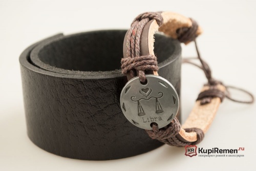 Браслет Знак зодиака "Весы" - kupiremen.ru