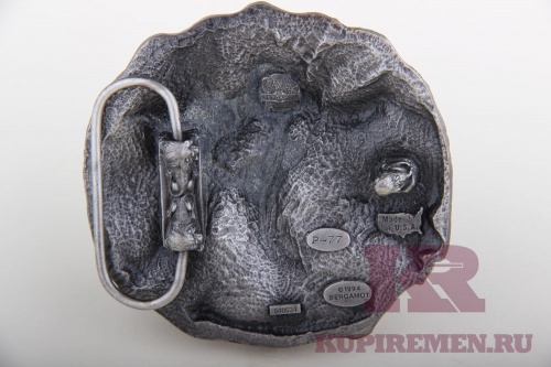 Кожаный ремень с пряжкой "Череп вождя" 3D - kupiremen.ru
