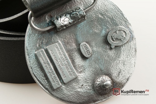 Кожаный ремень с пряжкой "Кельтский крест" 3D - kupiremen.ru