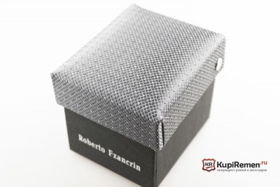 Узкий серый галстук Roberto Fzancrin в коробке - kupiremen.ru