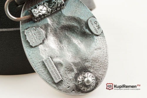 Кожаный ремень с пряжкой "WOLF HEAD" (Голова волка) 3D - kupiremen.ru