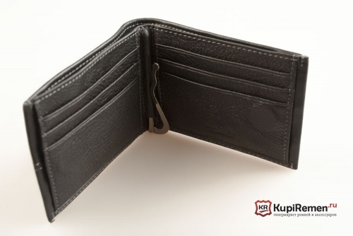 Мужское портмоне с зажимом для денег Leaher Collection - kupiremen.ru