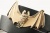 Кожаный ремень с пряжкой "BAT" (Золотая летучая мышь) 3D - kupiremen.ru