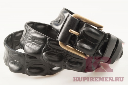 Джинсовый кожаный ремень New Style - kupiremen.ru